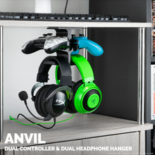 Load image into Gallery viewer, THE ANVIL - UNDER DESK DUAL HANGER
